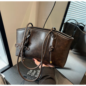 กระเป๋าสะพายไหล่ผู้หญิงแฟชั่น กระเป๋าถือทรงสี่เหลี่ยมผืนผ้า PU ขนาดใหญ่ กระเป๋าสะพายประจำวันสำหรับเดินทาง กระเป๋าถือแบบลำลอง