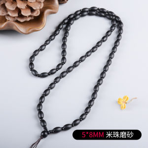 All Beaded Mens and Womens Handmade Pendant Lanyard Necklace Rope Jade Jade Pendant Gold Jadeite Beeswax Black Agate Pendant Rope