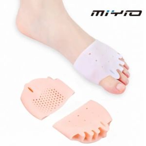 MIYIO 1 Pair Five Toes Separator Hallux Valgus Bunion Corrector Forefoot Pad