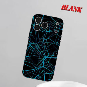 BILIBILI | blue neon wireframe Phone Case for iPhone 18 17 16 15 14 13 12 11 Air Pro Max Plus Double-layer Cover