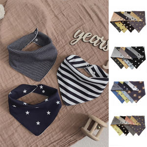 SHENGFEILA | Autumn and Winter Extra Thick Triangular Baby Bibs Large Size 100% Cotton