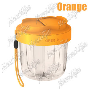 7 Compartment Pill Organizer Dispenser Travel Weekly Pill Case with Anti-Mix Design 20 Labels Portable Supplement Container M/L