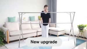 Special Clearance Offer: 240CM Foldable Clothes Drying Rack Stand