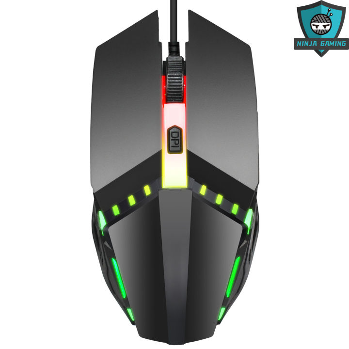 Ninja Gaming Venom M-004 Led Lightning Competitive Gaming Mouse Gaming ...