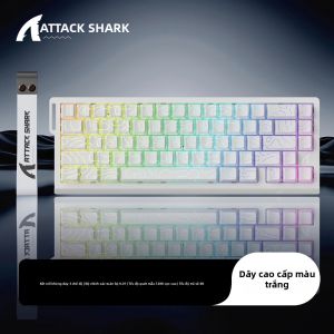ATTACK SHARK | Bàn Phím Cơ Không Dây Attack Shark X68 PROHE 67 Phím Đèn Nền RGB Tốc Độ Phản Hồi 8KHz Độ Trễ 0.125ms Switch Từ Tính Pin 5000mAh