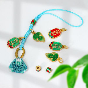 Pure Silver Gold Plated Tiablanca Beads DIY Bracelet Weaving Leaf Pendant Spacer Jewelry Accessories Handmade Craft Supplies