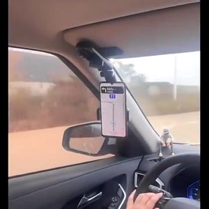 HOTSPEED 1080° Rotatable Car Sun Visor Phone Holder for 4-7 Inch Cell Phone Car Mount Bracket