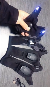 🔥ถุงมือไฟฉาย LED รุ่นขายดี สวมใส่ง่าย ใช้งานอเนกประสงค์ ซ่อมมอเตอร์ไซค์ เดินป่า ออกทริปกลางคืน