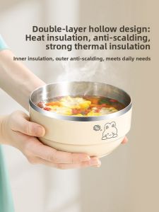 YOULUNMEI | Anti-drop Child Home-use Stainless Steel Bowl