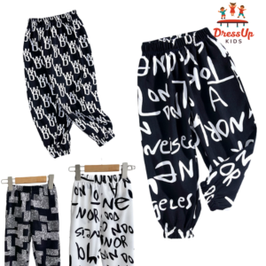 Trendy Kids Pants: Anti-Mosquito Trousers & Lettering Pattern Fashion Pants for Boys & Girls (1-12Y)