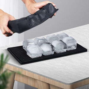 4/6/8/15 Grid Big Ice Tray Mold Giant Jumbo Large Food Grade Silicone Ice Cube Square Tray Mold DIY Ice Maker Cube Tray