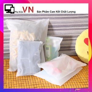 Túi Zip Lụa Mờ Đựng Quần Áo Giày  Giày Dép Phụ Kiện Mang Du Lịch Đa Năng - Túi Nhựa PE Trong Suốt - Túi Bảo Quản Quần Áo  Đồ Cá Nhân