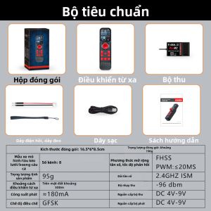 HOT RC | Điều Khiển Từ Xa 8 Kênh Màn Hình Cảm Ứng Màu