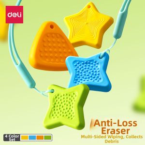 deli | Anti-Loss Pressure-Relieving Dandruff-Free Extra Clean No-Traces Eraser For Children