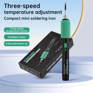 Aideepen | Wireless Soldering Iron Portable 5V 15W Built-in Battery with Three-Level Temperature Control Wireless Mini Soldering Tool