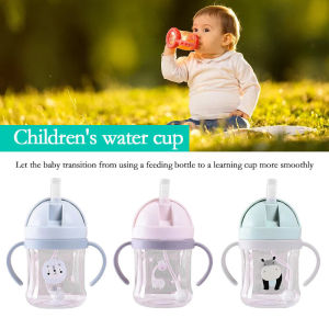 250/350ml Baby Water Drinking Cup Handle Hands Free BPA-free Safe Tasteless Leakproof Training Water Bottle