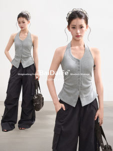 BAIDAIFEI | Halter-Top Bra Friendly Bust Supporting Womens Summer Vest