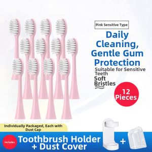 Electric Toothbrush Heads Adult DT206-C15 Child DT-207-CH3 Replacement Brushes Soft Bristles Deep Cleaning Nylon Brushes