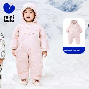 MINI BALA | Double Zipper Tummy Protecting Baby Romper