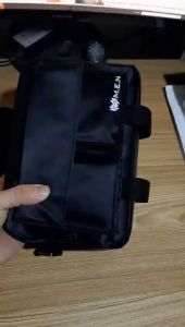 Túi đeo chéo nam trơn Men đen ngầu coolbag kiểu dáng đi chơi phượt 5 ngăn