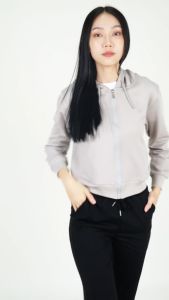 Forest Ladies Interlock Casual Hoodie Women Jacket | Jaket Perempuan - 830123