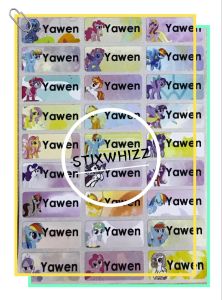 S-60stix■M-33stix■L-20stix ♡Personalised Name Sticker Small/Med/Large Waterproof over 500 designs!!♡