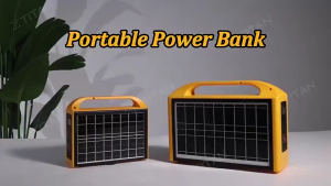 Evtor EG014 200W Portable Power Station with Built-in Solar Panel Solar Generator for Outdoor Use