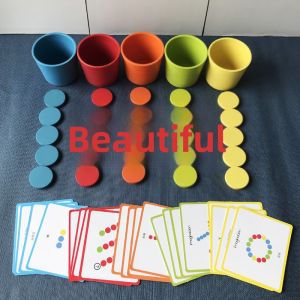 MENGTELI | Color Recognition Sorting Cup Cognitive Development Educational Toy 1-2 Years
