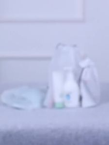 POUCH TAS KOSMETIK TALI SERUT TRANSPARAN GAMBAR CANTIK UKURAN BESAR