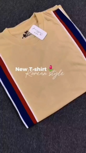 Kaos polos motif garis jumbo big size oversize ukuran 2xl 3xl 4xl 5xl 6xl