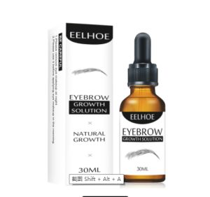 Eelhoe Eyebrow Growth Liquid Fast Eyebrow Liquid Thick and Slender Eyelashes for Men and Women Quickly Grow Thick & Slender Lengthening Eyelashes 30ml