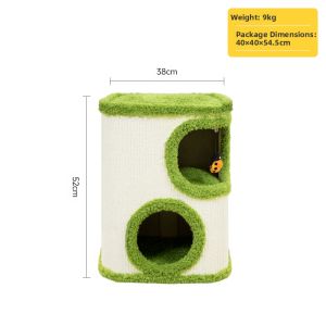 Cmisstree | Multifunctional Cat Tree and Bed with Sisal Bucket
