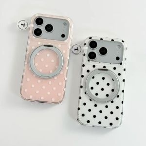 ins Polka Point 360 Fulcrum Bracket Suitable for Huawei MATE80PROMAX Mobile Phone Case NOVA15PRO/14/P80 h260705