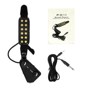 IRIN | P-011 Acoustic Guitar Sound Hole Pickup Guitar Soundhole Pickup 2.9 Metre Cable for Folk Guitar Live Shows Indoor Performance
