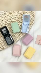 Nexlent Contact Lens Case Portable Contact Lens Box Kit with Mirror & Remover Tool
