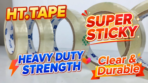 10PCS Stationery Tape 3/4 Inch x 100M Clear Transparent Adhesive Tape for School Office