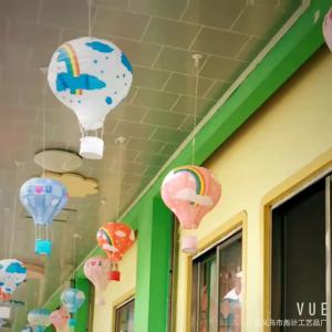 25cm 30cm 35cm 40cm White Hot Air Balloon Paper Lanterns Ball Lampion Wedding Party Holiday Halloween Christmas DIY Decoration