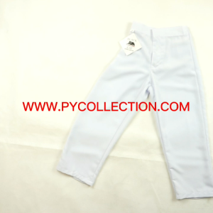 Bc016 - Seluar Melayu Koshibo Licin Seluar Sahaja (Putih Nila) - Baju Sekolah Jenama Black Cat/Bc016m