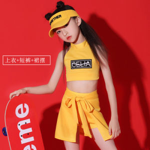 Kids 61 Cheerleading Performance Costume Kindergarten Primary School Student Group Dancing Dress Girl Jazz Dance Trendy Clothes Suit