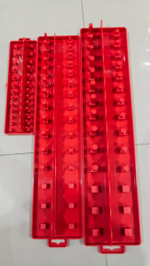 QBLADE Tempat Ukur Penggaris Diameter Tempat Socket Set 9098 Merah