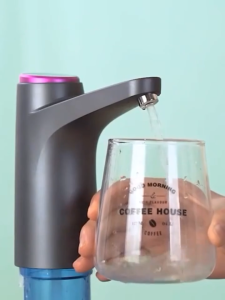 Goldstar Automatic Electric Water Dispenser Pump with 1200mAh Rechargeable Battery Portable Automatic Water Bottle Dispenser Pump USB Rechargeable Water Pump