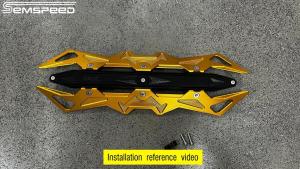 Semspeed cho Yamaha nmax 155 150 125 nmax155 2015-2019 2020 bảo vệ ống xả CNC cho xe máy