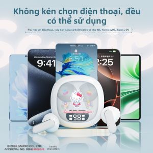 OTN | Tai Nghe Bluetooth Sanrio Q5 - Kháng nước IPX6 Kháng bụi IP7X Thời lượng pin dài - Mẫu mới 2025
