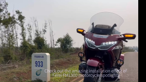 Ferei Best Ultra-Power Motorcycle LED Fog Light 14800lm Strongest Motorcycle Driving For Lights Night Riding Horn Flashing Function for Harley Davidson