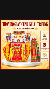 Trọn Bộ Giấy Cúng Khai Trương Đầy Đủ Chất Lượng Có Văn Khấn+Nhang Đèn