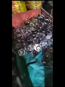 10pcs Ashtray Asbak Stainless Mangkok Tatakan Sampah Abu Simple Untuk Souvenir Cafe Hotel Anti Karat