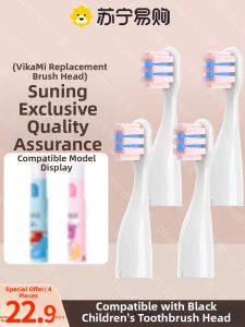 Bicamme Childrens Electric Toothbrush Head Replacement Soft Brush Head Deep Cleaning Suitable for Babies And Kids