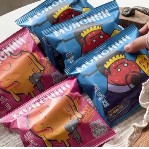 (แพ็ค 6) ขนมโปรตีน MUNCHHH Plant-Based อบไม่ทอด แคลต่ำ มีโปรตีน 5 กรัม ไฟเบอร์ 1-2 กรัม