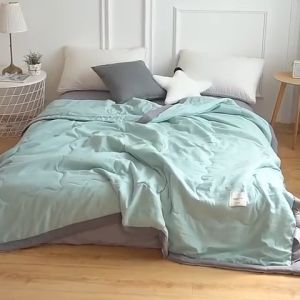 Cotton Blanket Comforter Set Queen Super Soft Quilt Comforter Washable Cotton Quilt Selimut Lembut Blanket