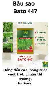 gói 100 hạt Bầu sao BATO 447 én vàng